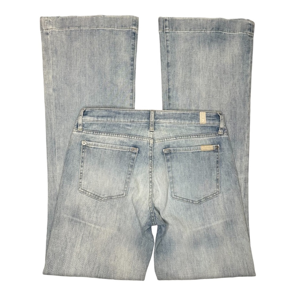 7 For All Mankind Light Washed Plain Pocket Flare Dojo Jeans.  Sz: 28